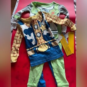 Disney Toy Story Kids Pajama Set - Blue, Green, Yellow